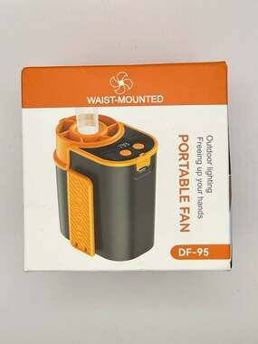 DF-95 Waist-Mounted Portable‎ Fan with LED Light and Display